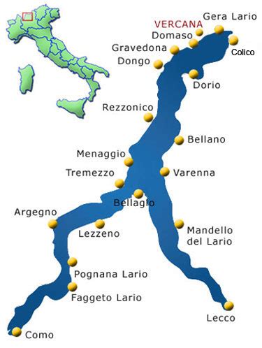 Lake’s Map - Residence La Collina