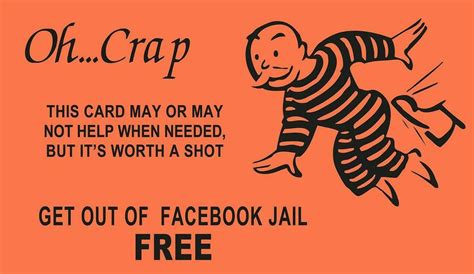 Get Out Of Jail Free Card Template