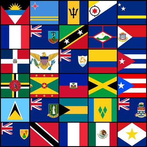 Caribbean Flags And Names