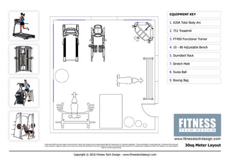 2D Gym Design & 2D Fitness Layout Portfolio | Fitness Tech Design