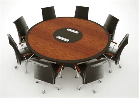 SWH 8' Round Conference Table | Paul Downs Cabinetmakers