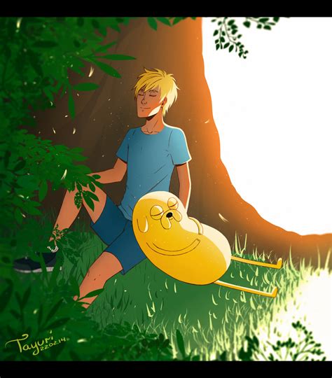 Chilling out - Adventure Time With Finn and Jake Fan Art (36695317 ...