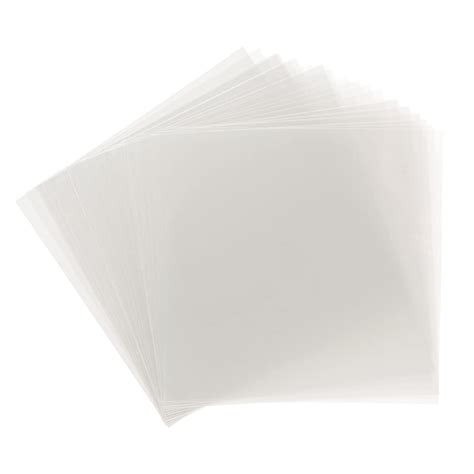 Buy Samsill 50 Pack 12x12 .007 Clear Craft Plastic Sheets Compatible ...