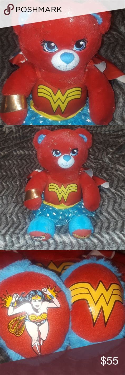 Wonder Woman Build a Bear 19" Plush | Build a bear, Red and blue, Plush