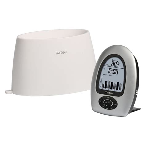 Taylor 2755 Wireless Rain Gauge with Thermometer - Walmart.com