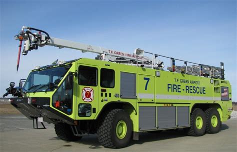 Here's an airport fire truck for the TF Green Airport Fire rescue unit ...