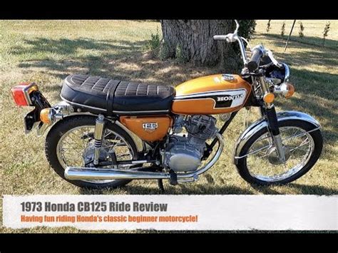 Honda CB125 Ride Review - Riding a vintage Honda! - YouTube