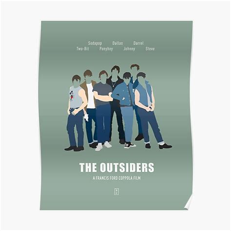 "The Outsiders" Poster for Sale by SITM | Redbubble