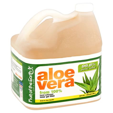 Fruit Of The Earth Aloe Vera Juice With 99.8% Aloe Organic Fresh ...