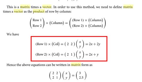 linear algebra - Matrix Vector Product - Mathematics Stack Exchange