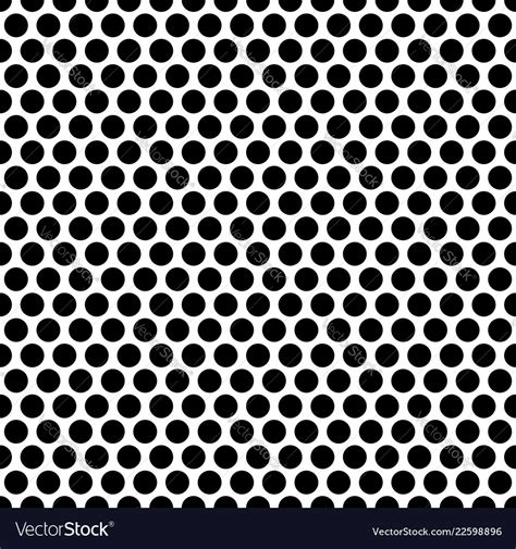 Grating pattern with grid mesh of circles Vector Image