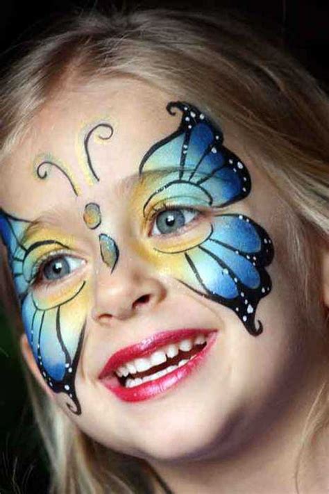 easy butterfly painting makeup - Linwood Kruger