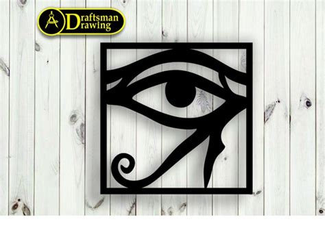 Horus Eye Wall Art Decor Vector Drawing File for Laser Cutting - Etsy