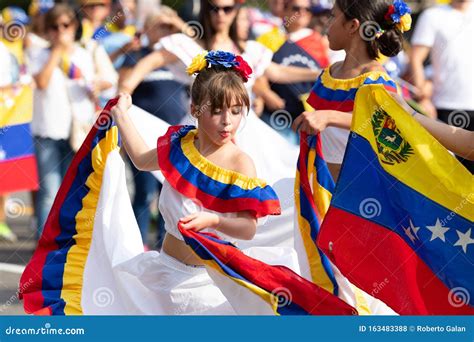 Fiesta DC Parade editorial stock photo. Image of venezuela - 163483388