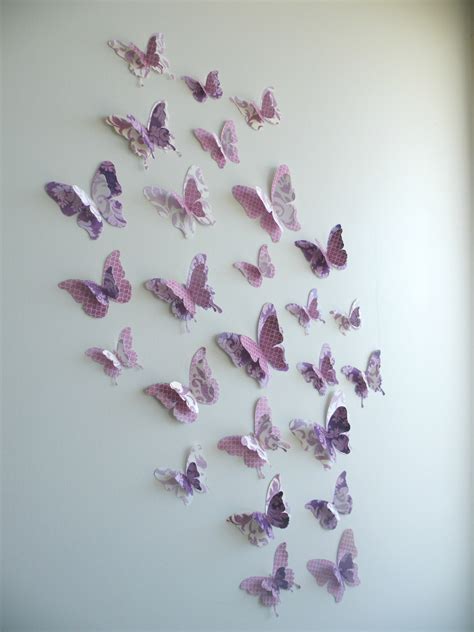 3D Butterfly Wall Decor "Elegance" Set | Felt