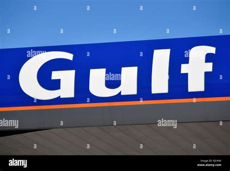 Gulf Oil logo Stock Photo - Alamy