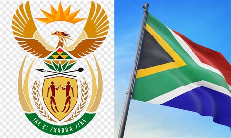 South African coat of arms and flag: meaning of symbols and colours ...