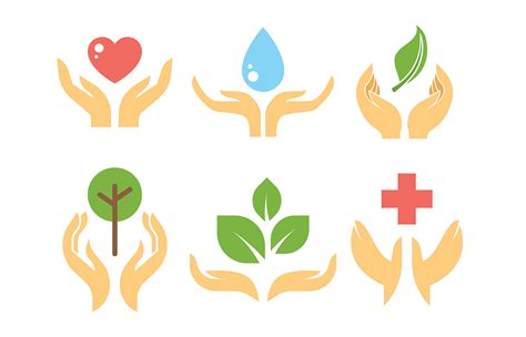 Healing Hands Vector Icons 174256 Vector Art at Vecteezy