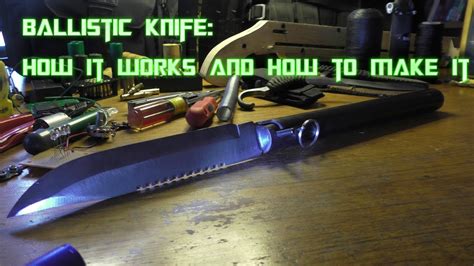 How To Build a Ballistic Knife - YouTube