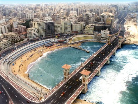 Alexandria, Egypt. Very far away from the ancient idyllic city. nice ...