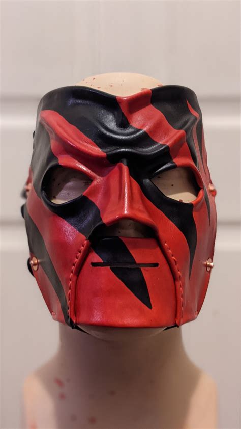 WWF / WWE Leather KANE wrestling mask Replica | Etsy