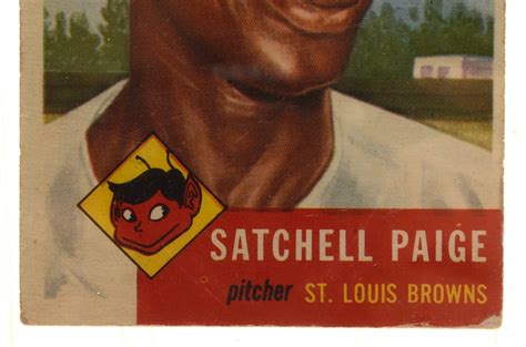 1953 Satchel Paige Topps "Rookie" Baseball Card | EBTH