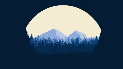 1920x1080 Minimalist Mountains Laptop Full HD 1080P HD 4k Wallpapers ...