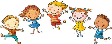 Hand Drawn Cartoon Children Happy Decoration Vector - Clip Art Library