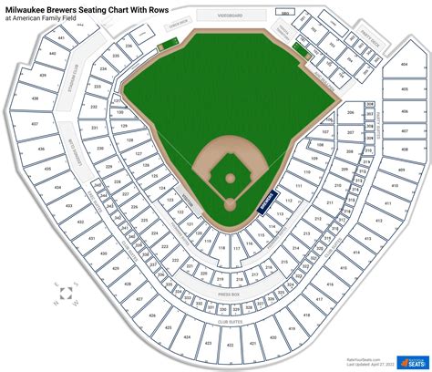 American Family Field Seating Charts - RateYourSeats.com