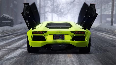 Fluorescent Colors Pack for Lamborghini Aventador [Libertywalk] - GTA5 ...