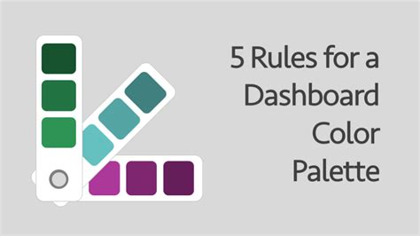 5 rules for a dashboard color palette - Excel Off The Grid