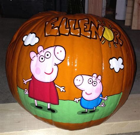 Peppa pig pumpkin | Halloween fun, Pig halloween, Halloween birthday