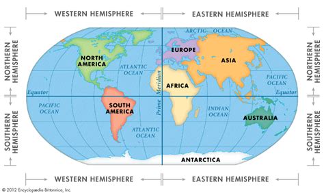 World Map With Hemispheres Labeled | Images and Photos finder