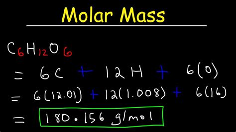 Ch4 Molar Mass