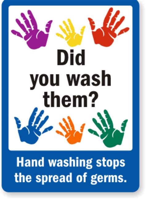 Hand Washing Poster Printable