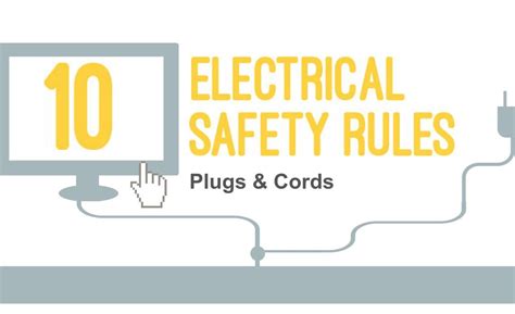 INFOGRAPHIC: Top 10 Electrical Safety Rules for Plugs and Cords ...