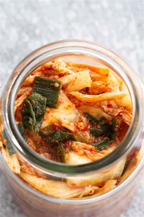 Easy Korean Kimchi - Fermented Spicy Cabbage | Wandercooks