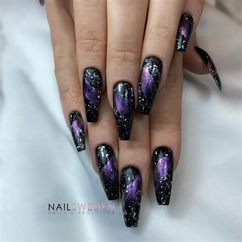 33 Best Black Galaxy Nails Designs [2024] - Nail Designs Daily