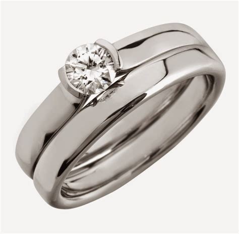 Cheap Silver Bridal Ring Sets with Small Diamond Model