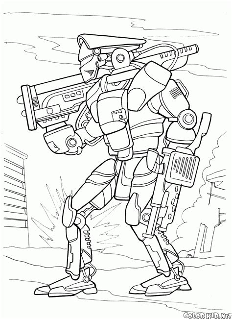 War Robots Coloring Pages Coloring Pages