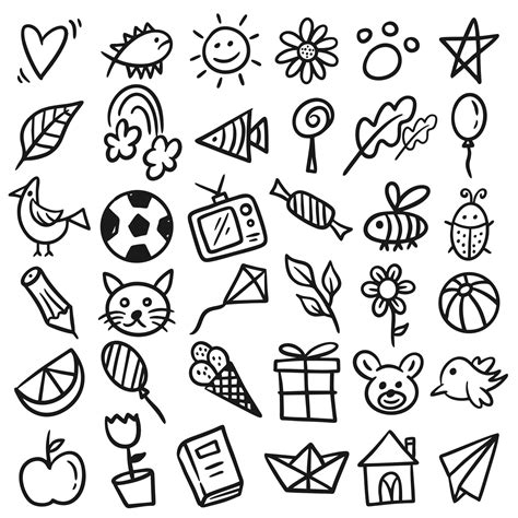 Kids Doodle Vector Art, Icons, and Graphics for Free Download