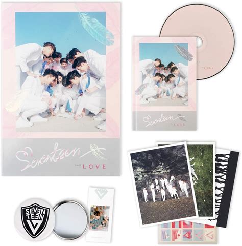 SEVENTEEN 1st Album - LOVE & LETTER [ Love ver. ] CD + Photobook ...