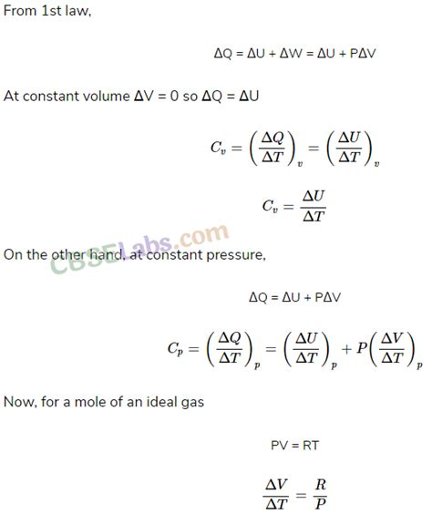 Thermodynamics Class 11 Notes Physics Chapter 12 - OnlineLearning.blog