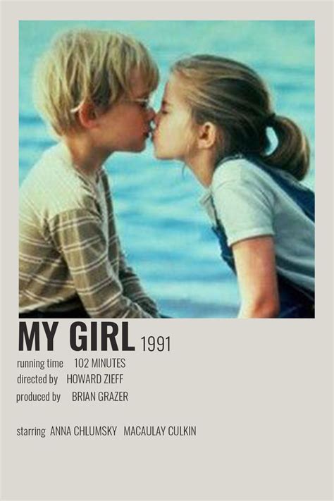 My Girl by cari | Movie prints, Movie posters minimalist, Film posters ...