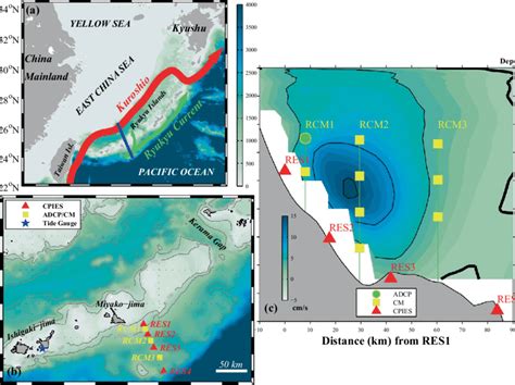 (a) Map of the East China Sea and northwestern Pacific Ocean. Kuroshio ...