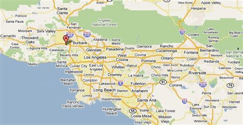 Encino California Map