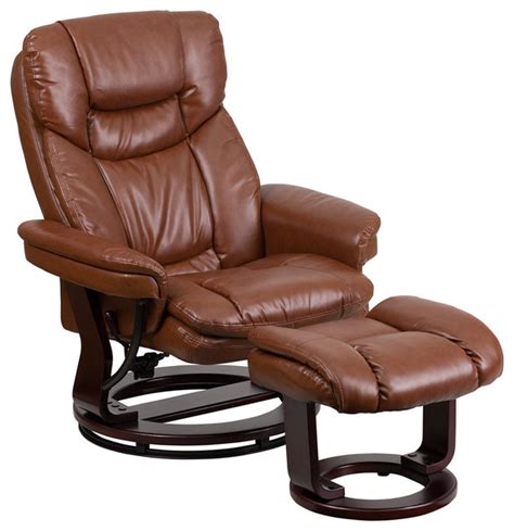 Flash Furniture Vintage Leather Recliner - Contemporary - Recliner ...