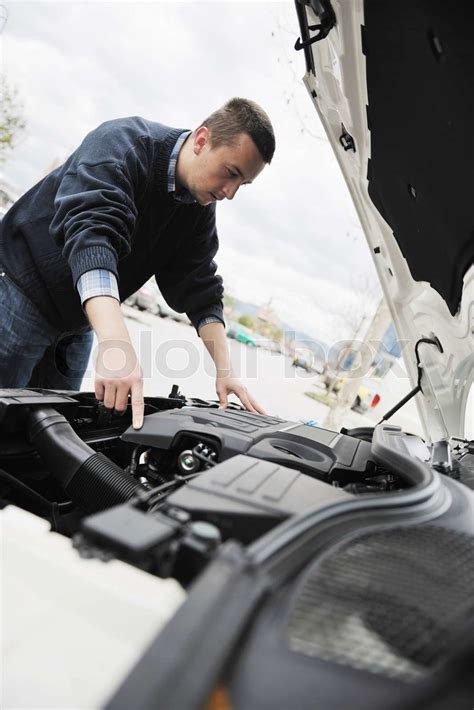 man car repair | Stock image | Colourbox