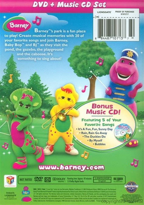 Barney: Songs From The Park (DVD 2002) | DVD Empire