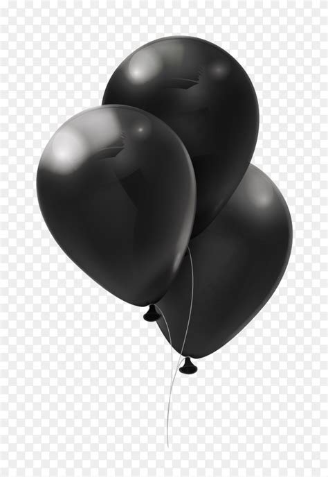 Black balloons on transparent background PNG - Similar PNG